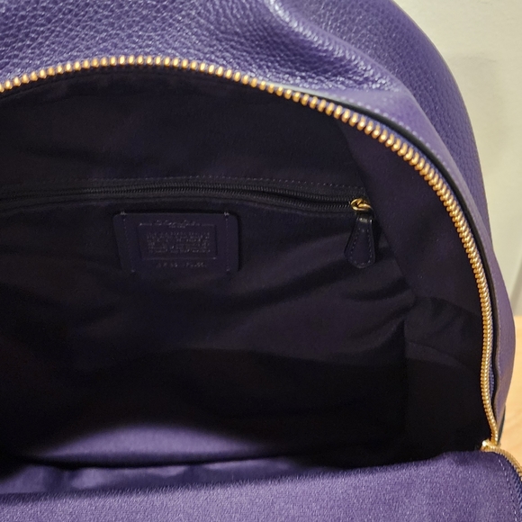 Coach Backpack, Purple main image 6